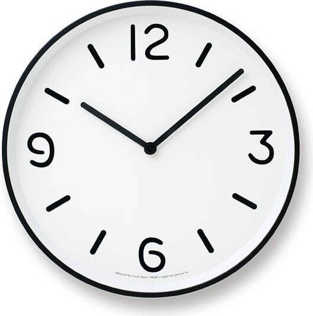 Настенные часы Lemnos Mono Clock, алюминий, 25,6 см