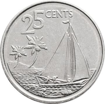 25 центов 2015 Багамские острова