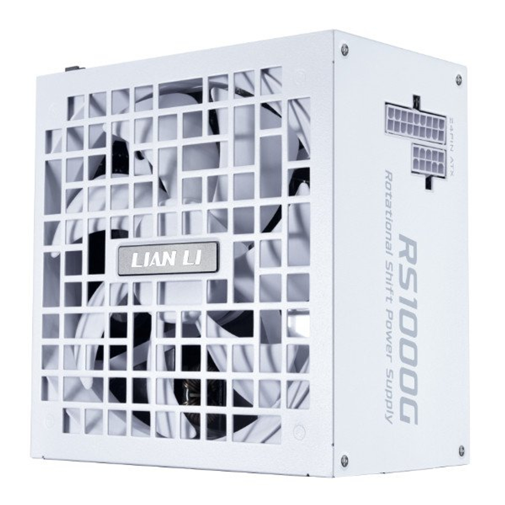Блок питания Lian Li 1000W, RS1000G, Full Modular, 80+ GOLD, КПД 91%, Белый, G9P.RS1000G.WH00.EU