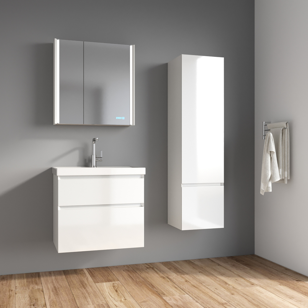 Комплект тумба Velluto 70 (700*660*450) подвесная с раковиной Слим 70