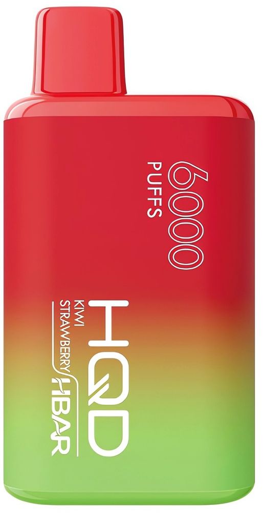 HQD HBAR 6000 - Kiwi Strawberry (5% nic)