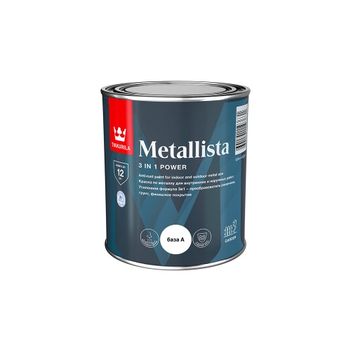 ТИККУРИЛА METALLISTA Краска по ржавчине A глянцевый 0,8л