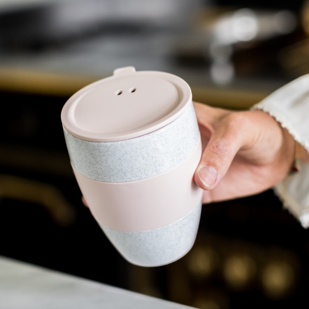 Термокружка aroma to go, organic, 400 мл, серая