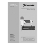 Нейлер-степлер пневматический 2 в 1, гвозди 18GA длина 10-50 мм, скобы 18GA длина 25-40 мм Matrix