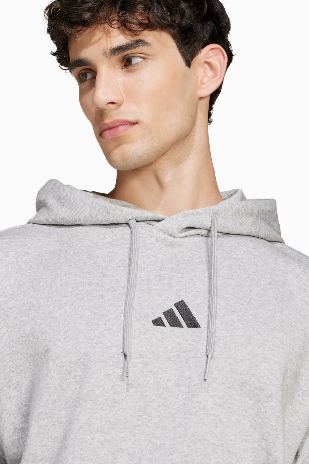 Кофта adidas Essentials Feelcozy Fleece - серый