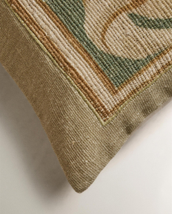 Zara Home наволочка декоративная из льна, зелёный, 50x50 см