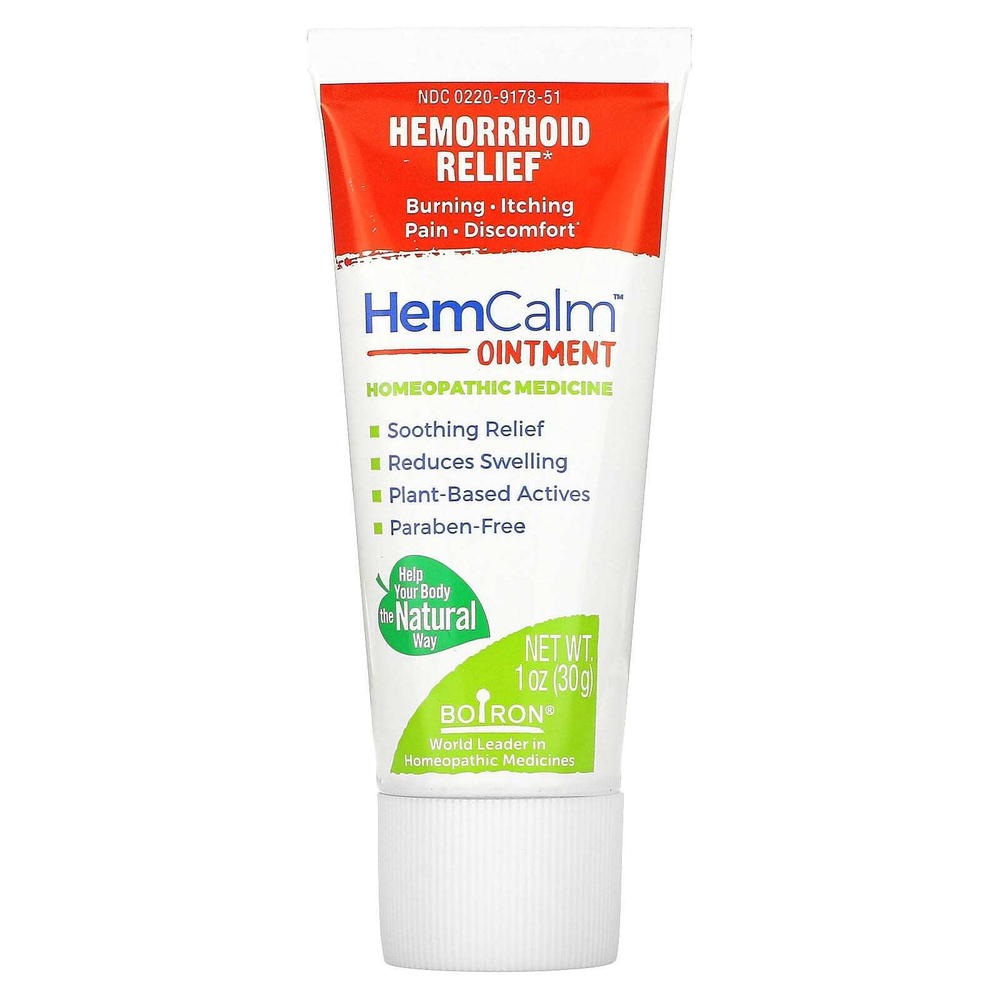 Boiron, HemCalm™, мазь от геморроя, 30 г (1 унция)