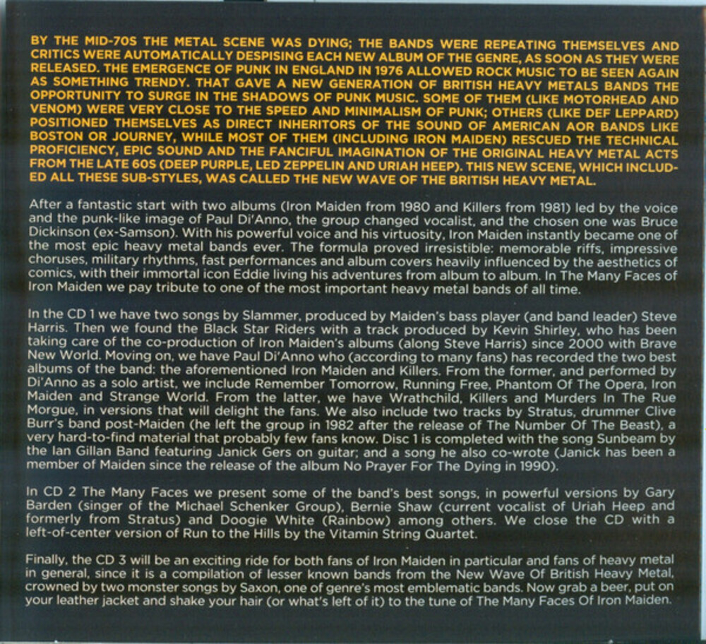 Сборник / The Many Faces Of Iron Maiden — A Journey Through The Inner World Of Iron Maiden (3CD)