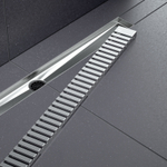 Душевой лоток Drain System 800 DS230108/00 Хром, с вставкой «Lines»