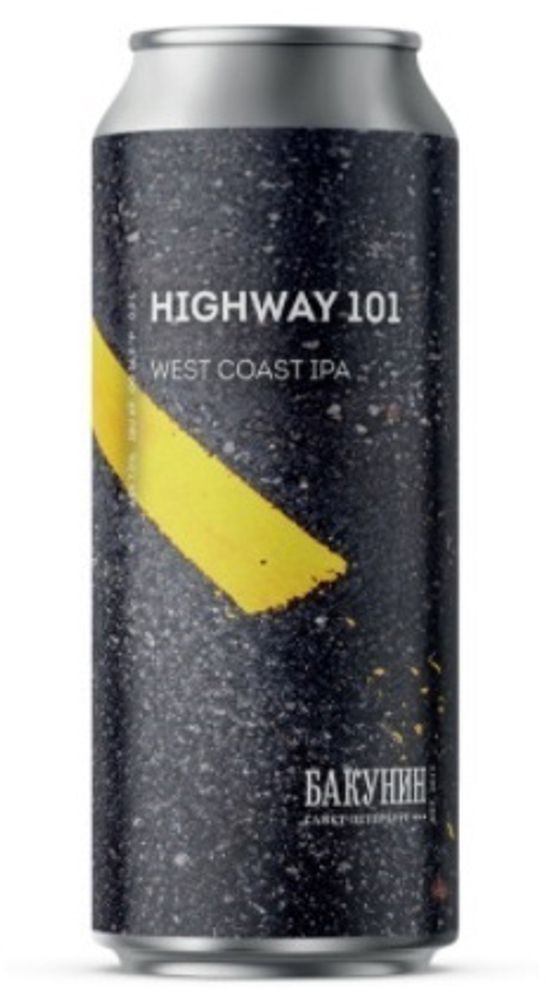 Пиво Бакунин Хайвэй 101 / Bakunin Highway 101 0.5 - банка