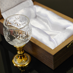 Рюмочка "Хрусталь" (Златоуст)в футляре