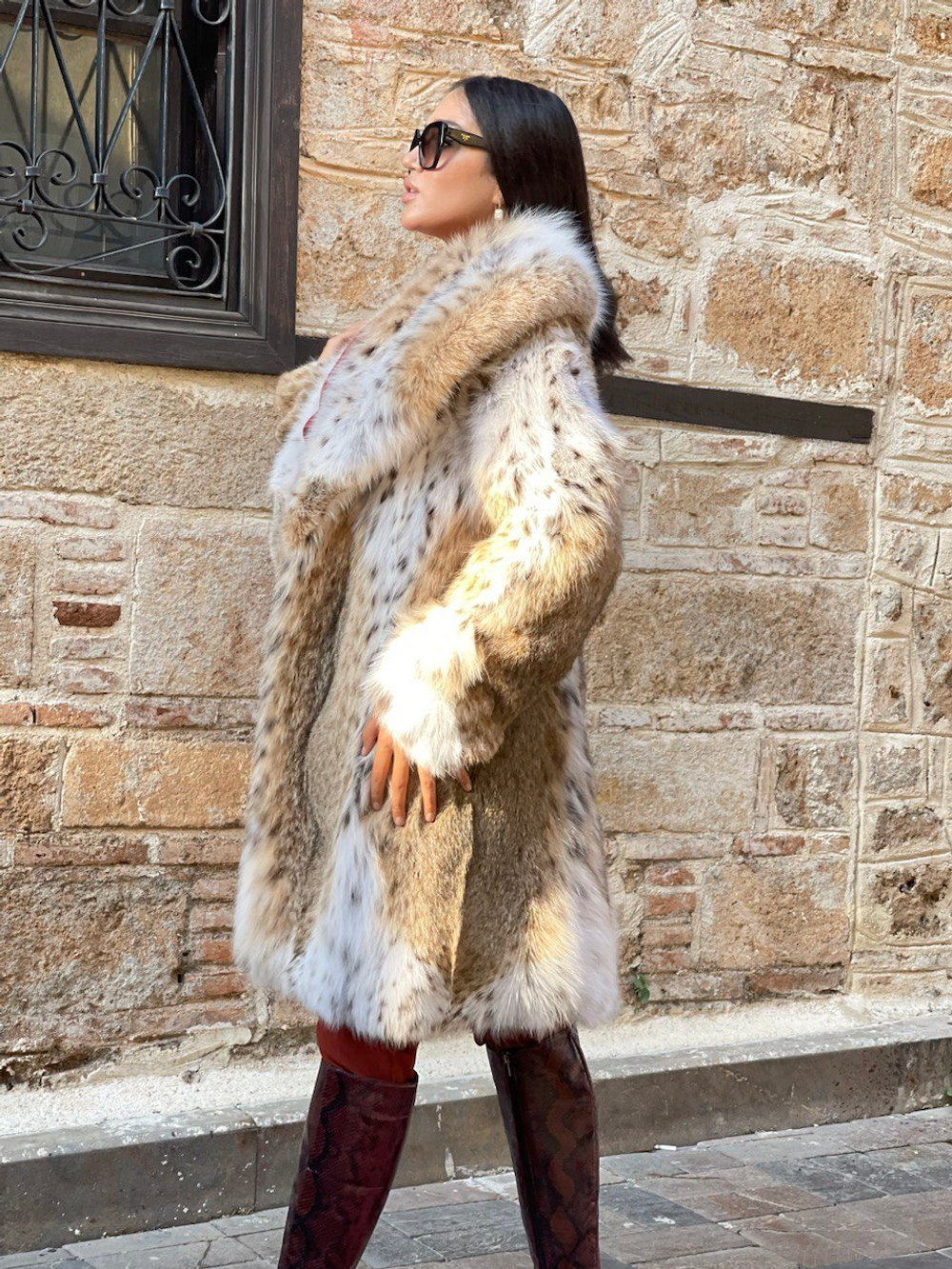 Шуба из рыси