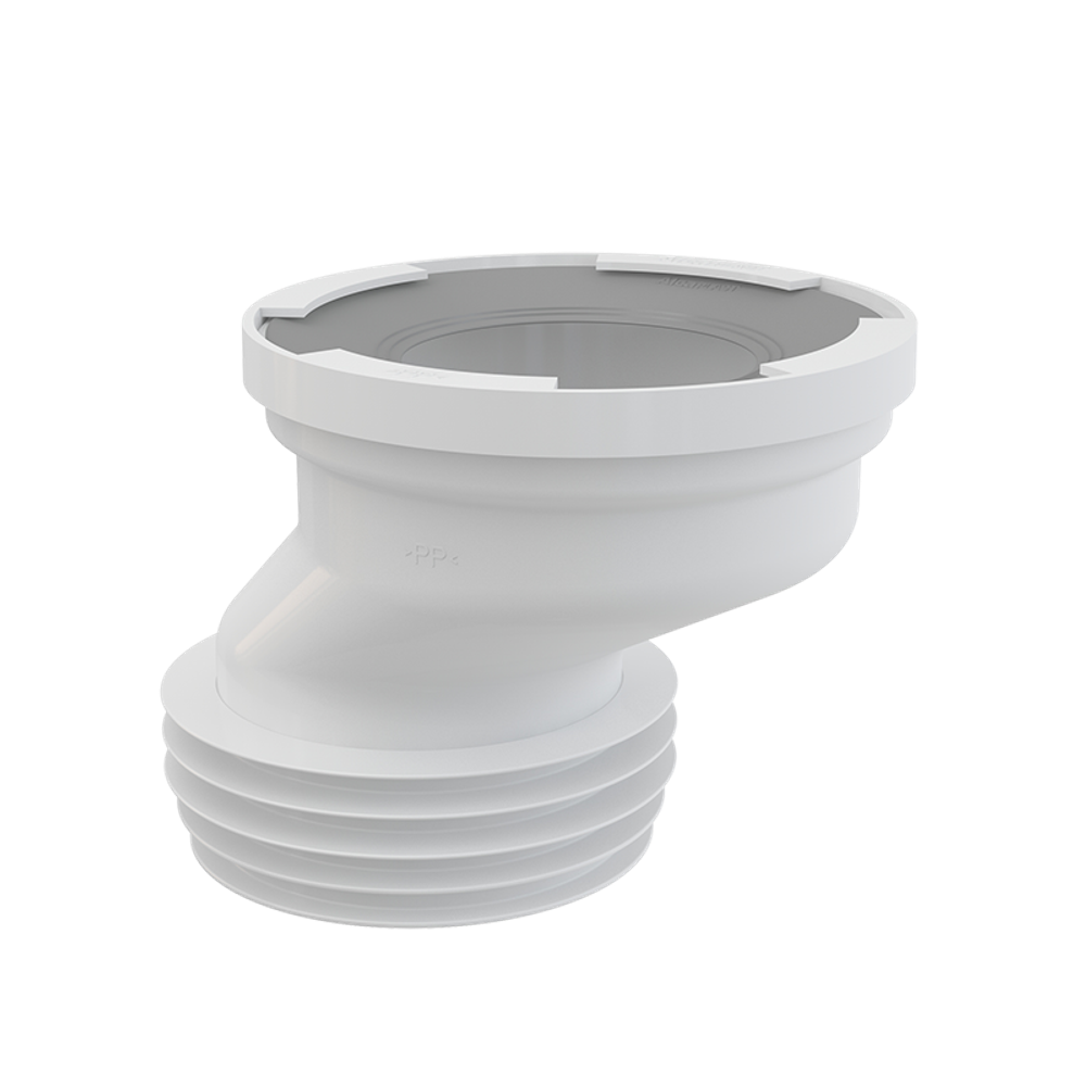 Патрубок Alca Plast A991-40  для унитаза эксцентрический 40 мм