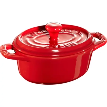 STAUB Мини-кокотница овальная 200 мл красная