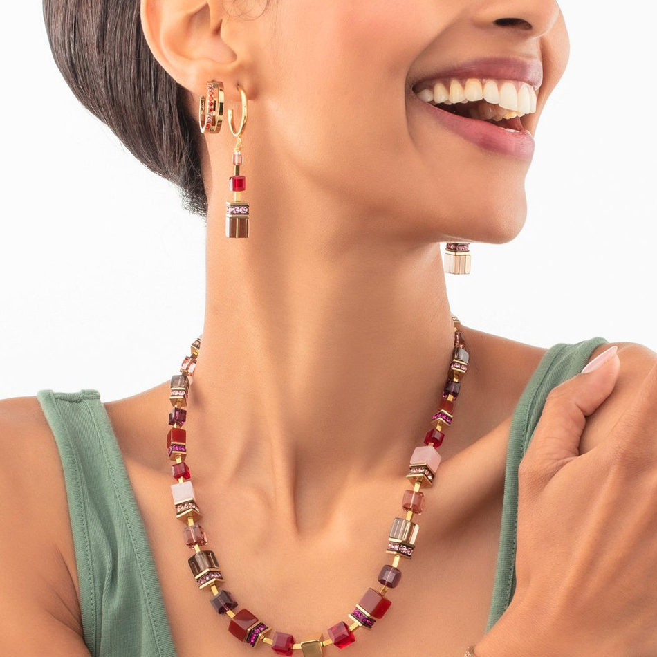 Серьги Coeur de Lion Red-Gold 3039/21-0316