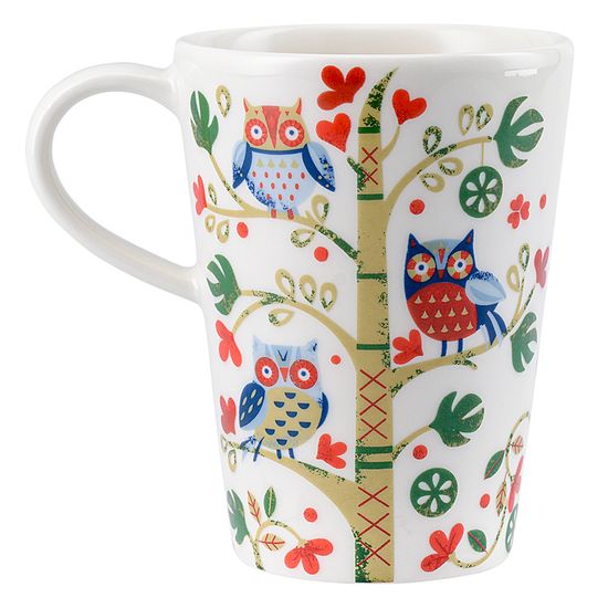 Кружка owl из коллекции birds of paradise в подарочной упаковке, 350 мл