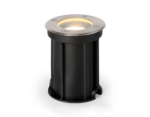 Светильник уличный в грунт ST6511 BK черный IP67 GU10 max 35W D108*135