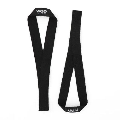 Лямки, ремни для становой тяги WOD Friends Weight Lifting Straps (Черные)
