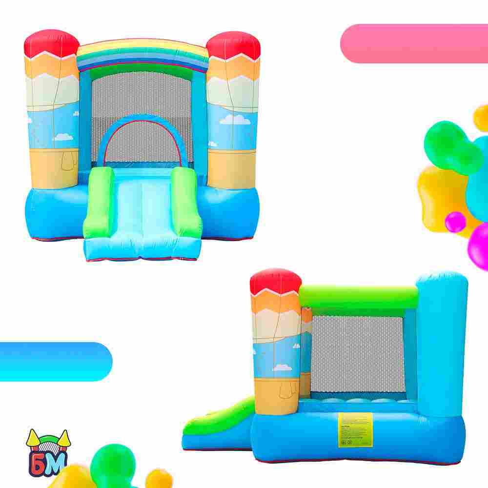 Батут для дома "Радуга", 2,7*2*1,68 м