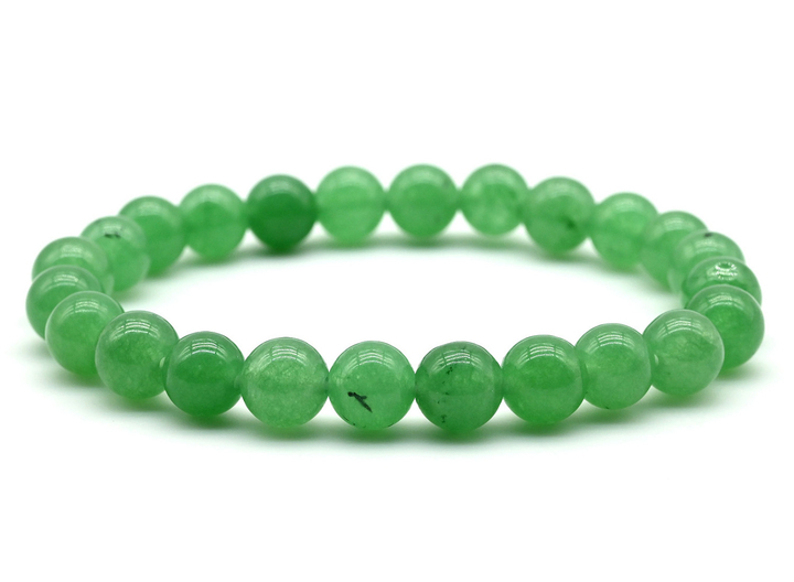 Браслет Нефрит шар 8 мм цвет зеленый