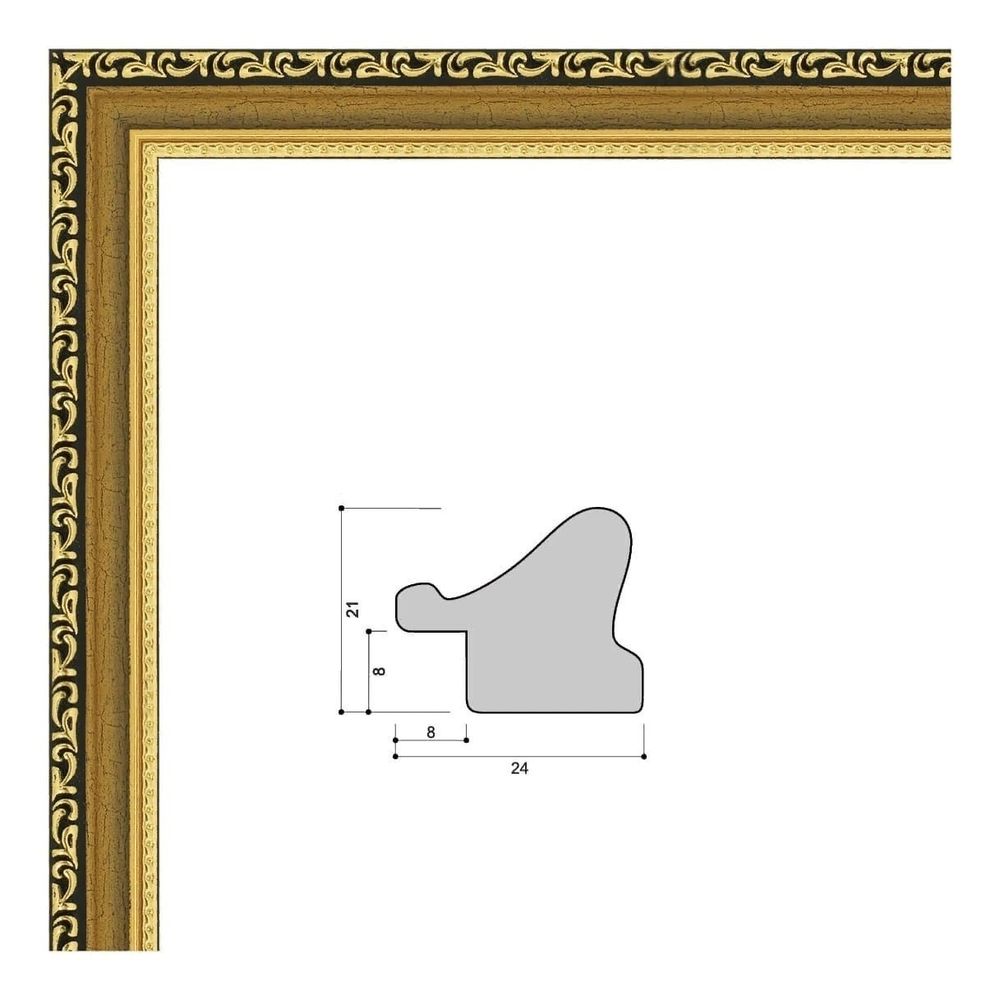 Багет интерьерный 24*21 10062-2 (127696)