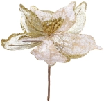 Украшение новогоднее «Пуансеттия - Принцесса» 20 см, Золото