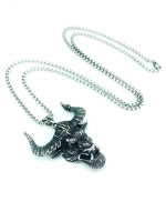 Массивная подвеска Бык на цепочке амулет оберег Чертог Тура