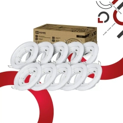 Светильник встраиваемый GX53R-PRO RW-10PACK под GX53 белый (10 шт./упак.) IN HOME
