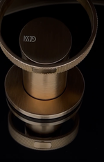 Смеситель для раковины Gessi Anello, удалённого управления, цвет Brushed Brass PVD