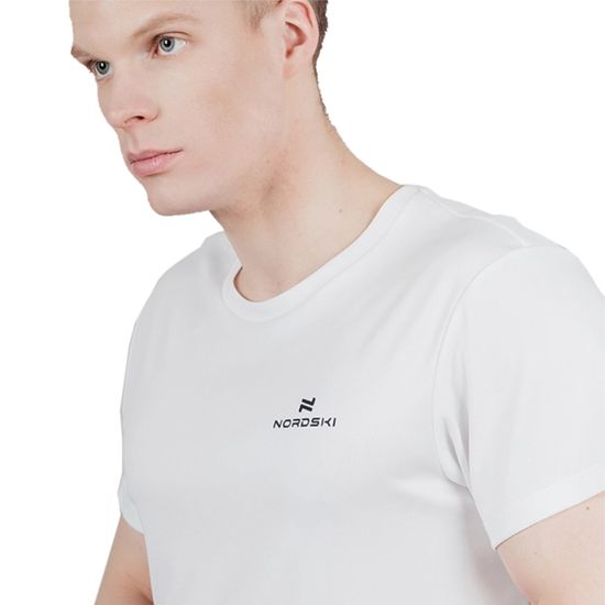 Мужская футболка NORDSKI Run White фото 3