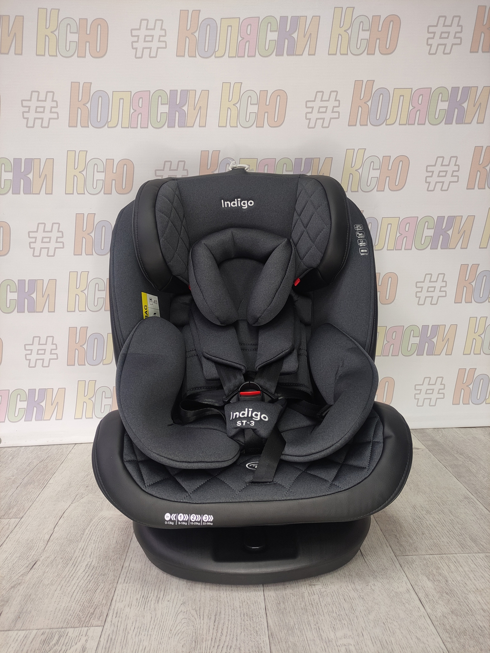 Автокресло детское Indigo Aero ST-3 0-36 черный