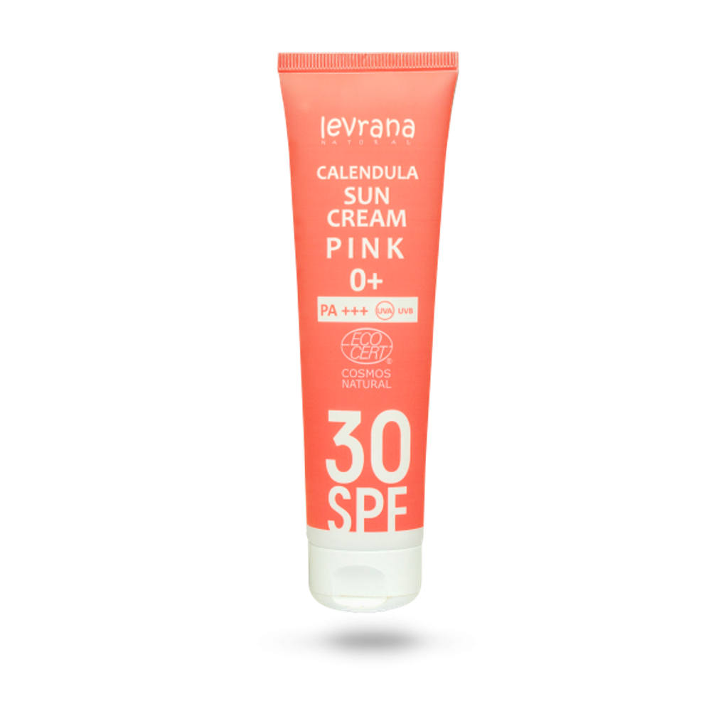 Солнцезащитный крем для лица и тела Календула 30SPF pink 0+ | Levrana