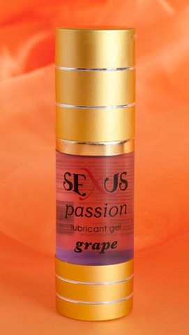Увлажняющая гель-смазка с ароматом винограда Passion Grape
