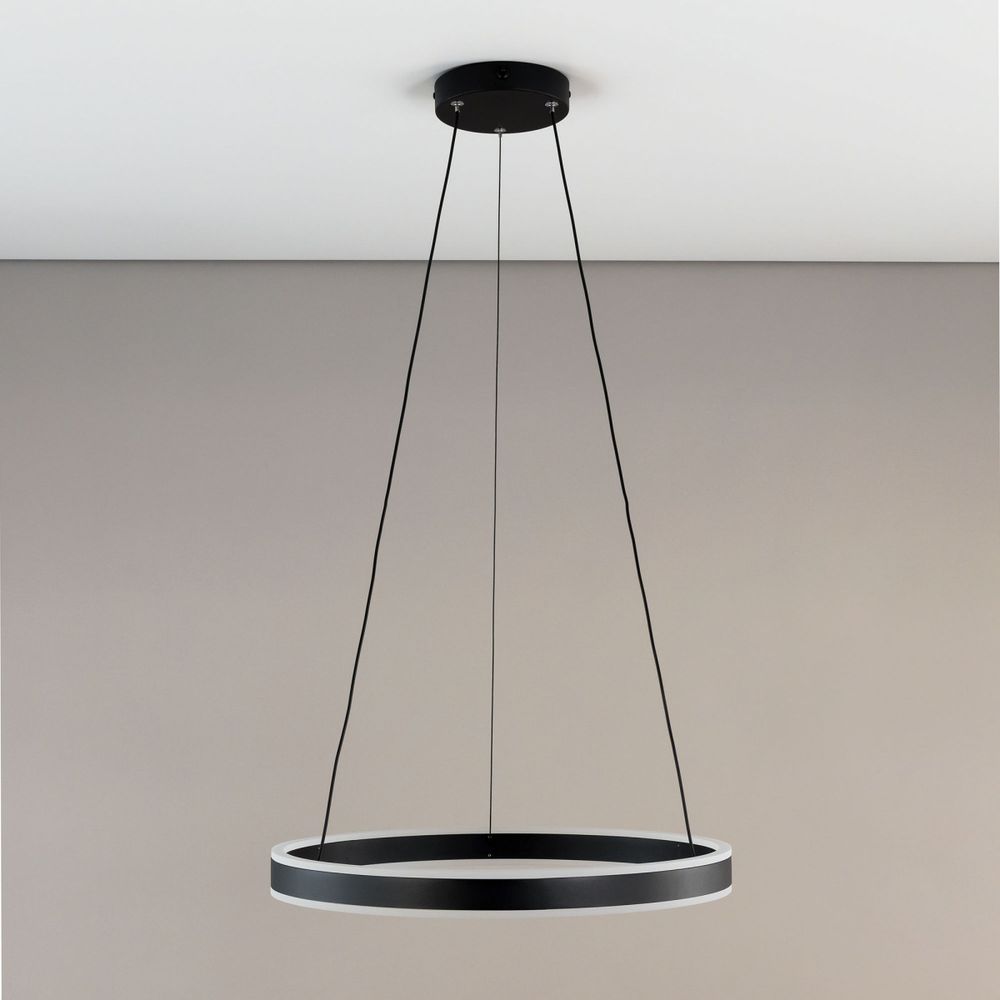 Citilux Дуэт CL719501 LED Люстра подвесная с пультом Чёрная