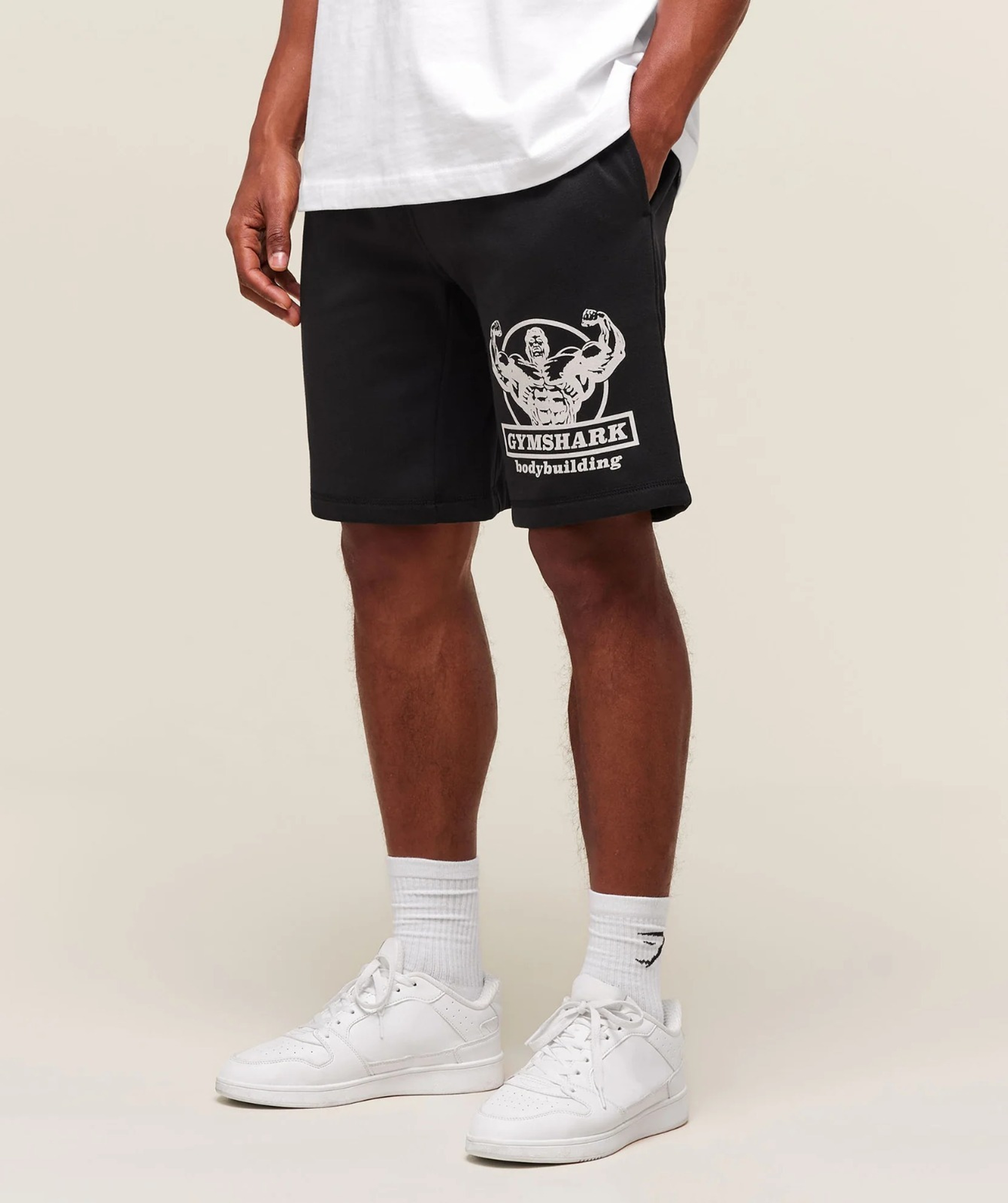 Шорты GYMSHARK Double Bicep Shorts Black