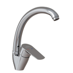 Смеситель для кухни 35k MIXLINE ML14-031 высокий излив б/отв боковая п/гайку (без подводки)