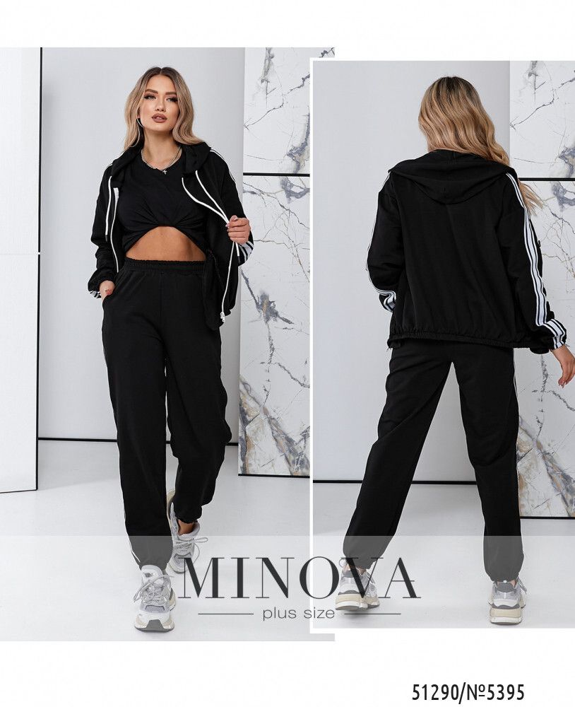 Костюм 5395-черный Minova