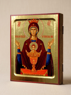 Икона Пресвятой Богородицы, Неупиваемая Чаша на дереве: 125 х 160 (Синопсисъ)