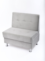 Стильный компактный диван Фабрики ОНИКС из практичного и износостойкого материала с оригинальным дизайном, вместительным ящиком для хранения, мягким наполнителем для дома, дачи и офиса