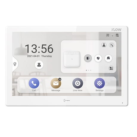 F-VI-3562IPWE1/White 10“ IP видеодомофон с Wi-Fi, белый