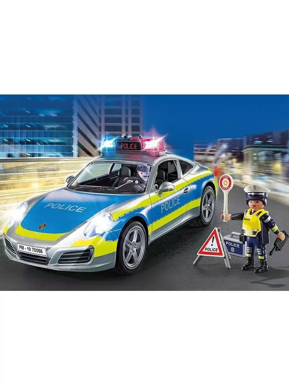 Полицейская машина Porsche 911 Carrera 4S Playmobil 70066