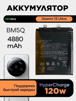 Аккумулятор для Xiaomi 13 Ultra 4880 mAh (BM5Q)