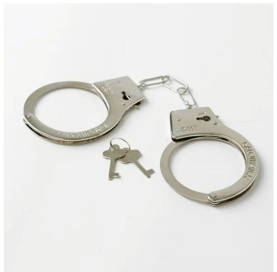 Детские наручники полицейского, металл