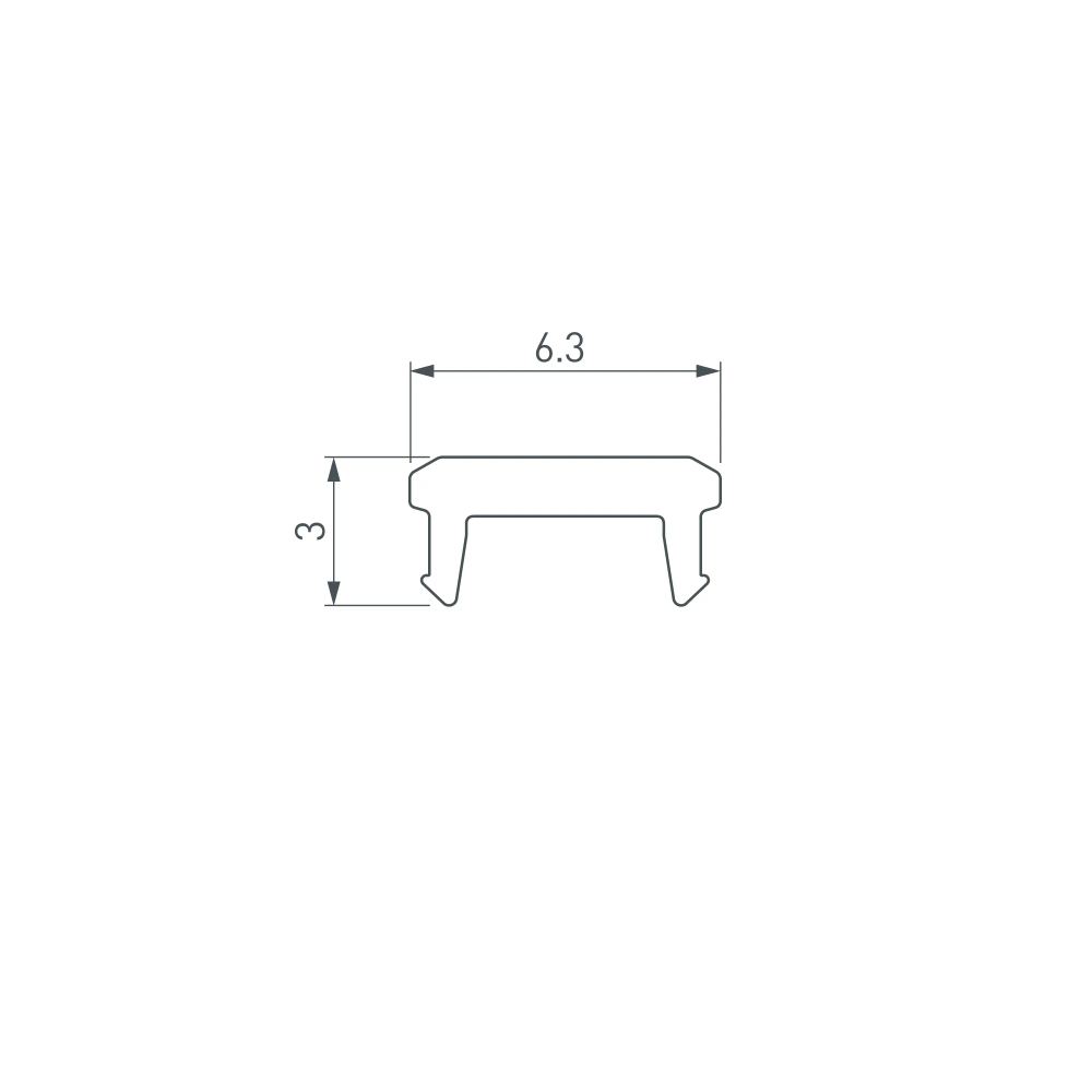 Экран SL-BEVEL-W21-2000 OPAL (Arlight, Пластик) 043689