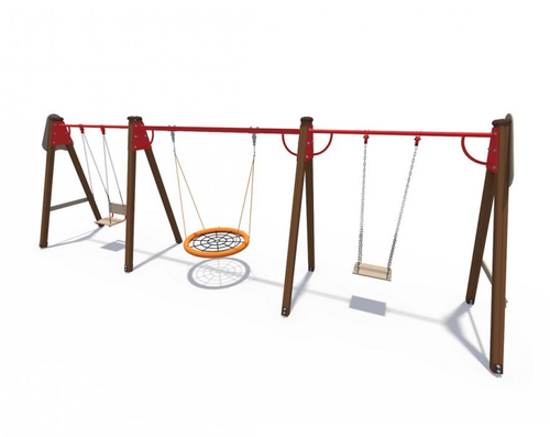 Качели тройные Дружба ИО 01240