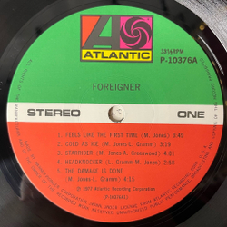 Винтажная виниловая пластинка LP Foreigner (Japan 1977) (Obi) At War With The World
