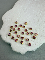 Шатоны 4 мм, Роза в золоте, 25 шт