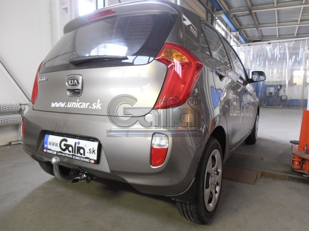Фаркоп оцинкованный Galia K036A для Kia Picanto 2011-(паспорт и сертификат в комплекте)(без электрики)