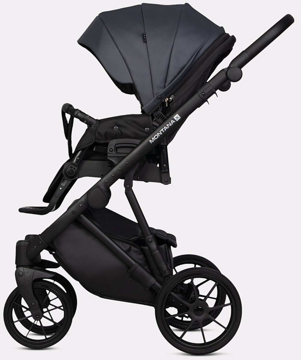 Детская коляска Riko Basic Montana X Ecco 3 в 1 24 Graphite (графит)