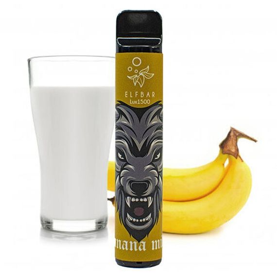 Elf Bar - Banana Milk (1500, 5% nic) lux